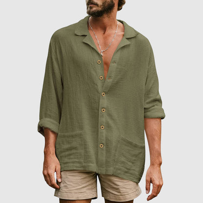 Frank Hardy Tropical Island Linen Shirt