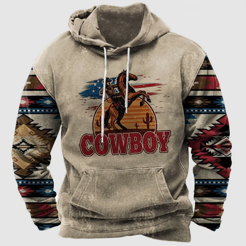 Jason Vintage Cowboy Hoodie