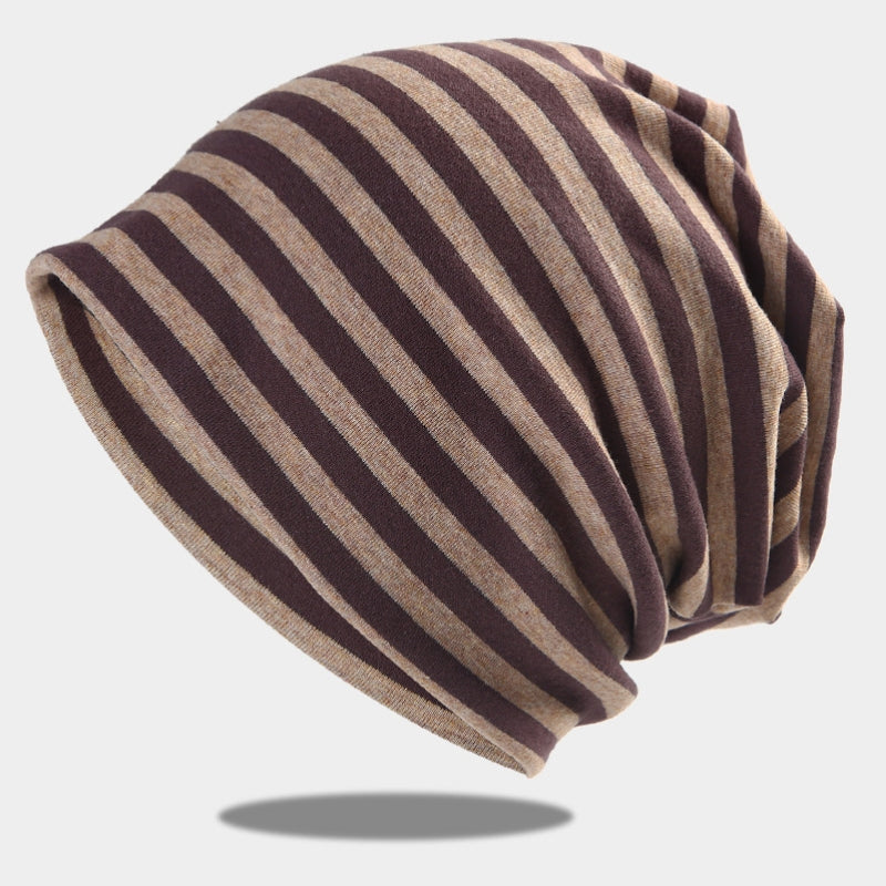 Lewis Striped Autumn Beanie