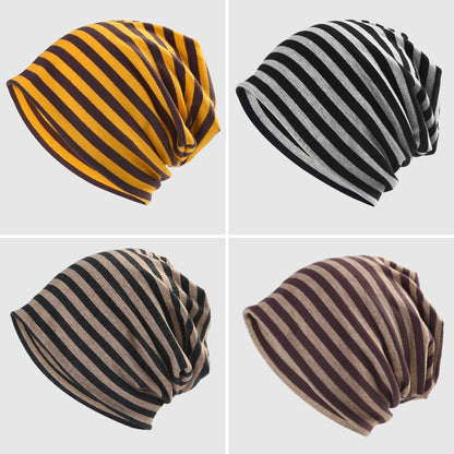 Lewis Striped Autumn Beanie