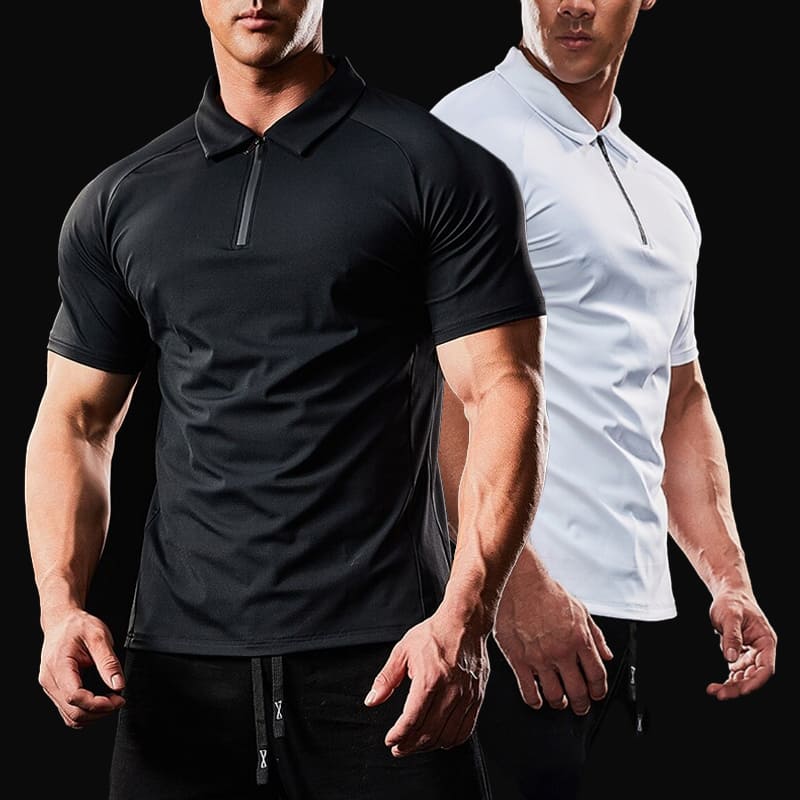 Limitless Quick Dry Polo Workout Shirt