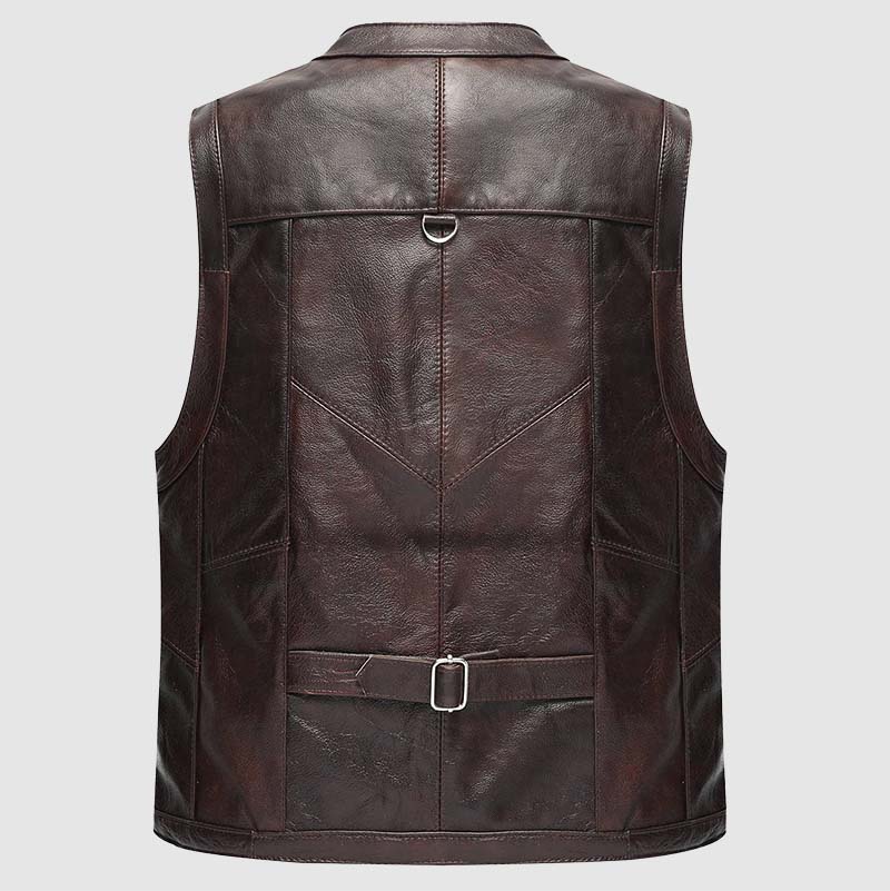 Luke Vintage Leather Vest