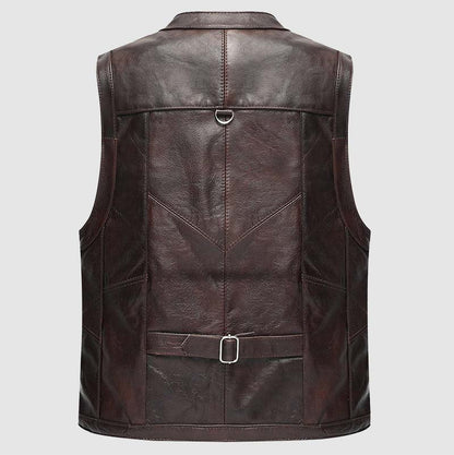 Luke Vintage Leather Vest