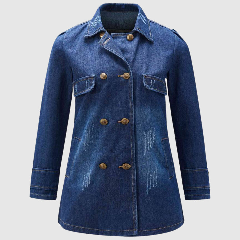 Malin Tassou Long Denim Jacket