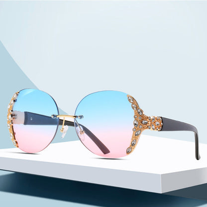 Marie-Daly Crystal Gradient Sunglasses