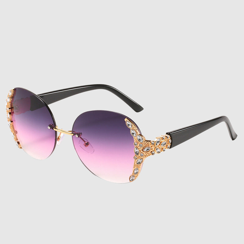 Marie-Daly Crystal Gradient Sunglasses