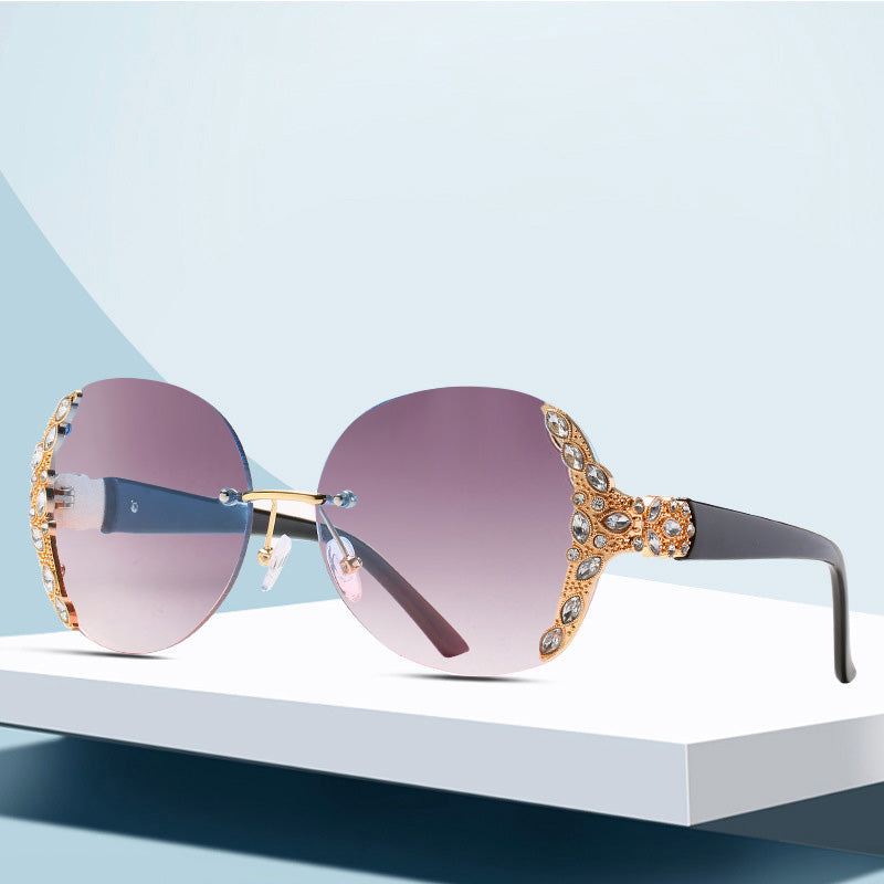 Marie-Daly Crystal Gradient Sunglasses