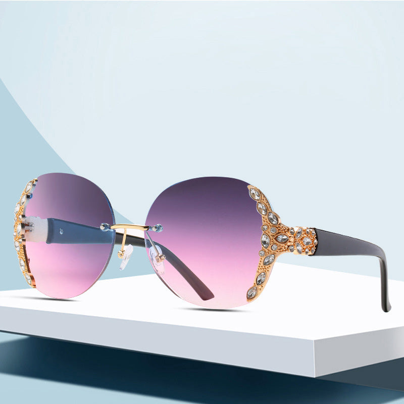 Marie-Daly Crystal Gradient Sunglasses