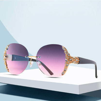 Marie-Daly Crystal Gradient Sunglasses