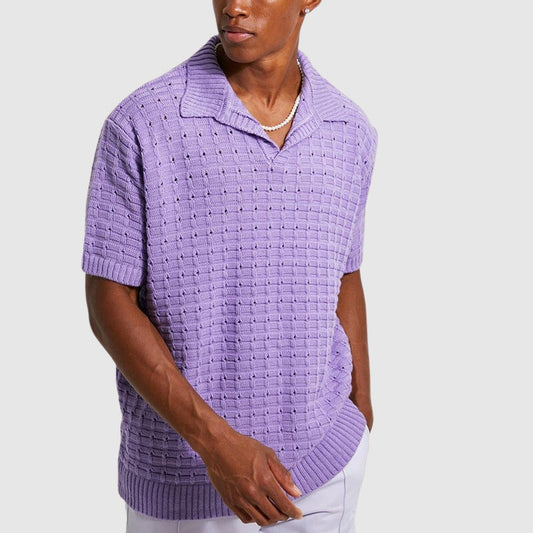 Miami Beach V-Neck Polo Shirt