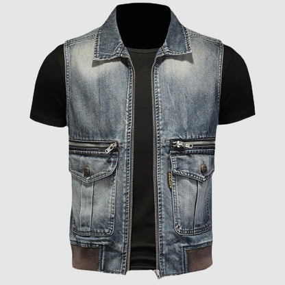 Savage Denim Vest