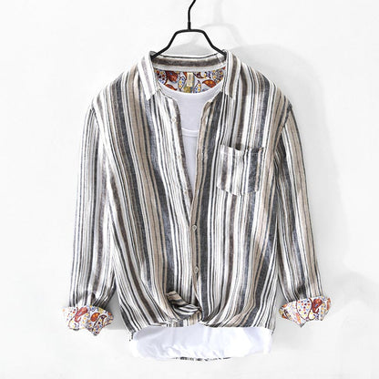 Sevilla Striped Linen Shirt