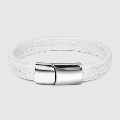 Silken Ivory Bangle Bracelet