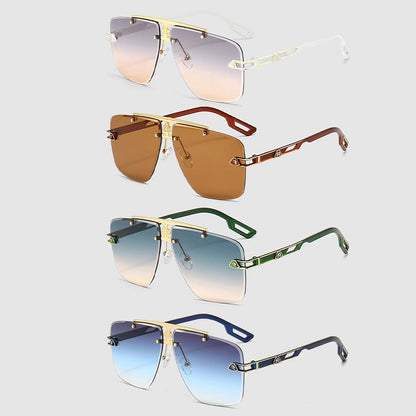 St-Tropez Rimless Gradient Sunglasses