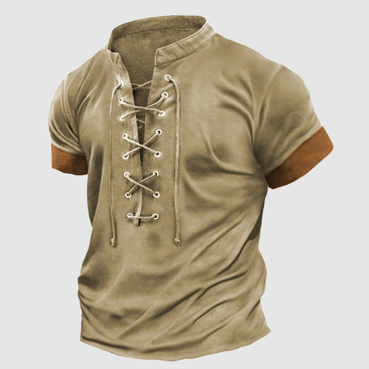 Stallone Vintage Henley Shirt