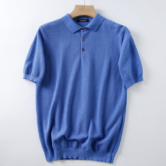 Lugen Knitted Polo Shirt
