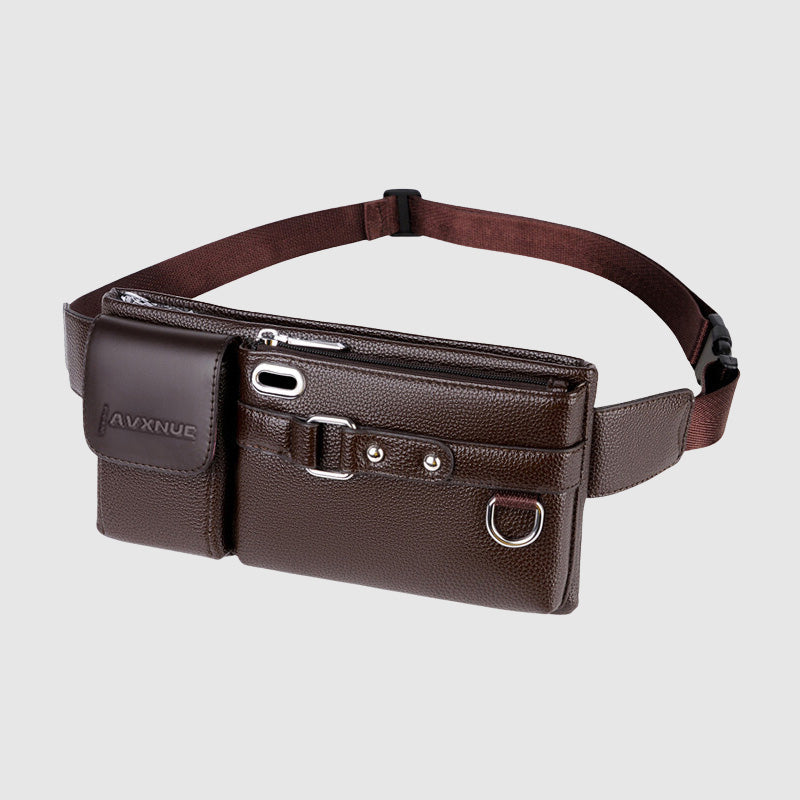 Traveler Leather Waist Bag