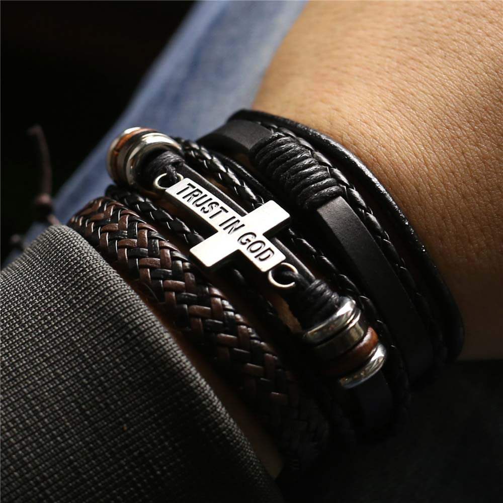 Trust Leather Bracelet