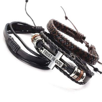 Trust Leather Bracelet