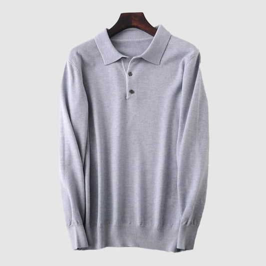 Vinizio Manhattan Long Sleeve Polo Shirt