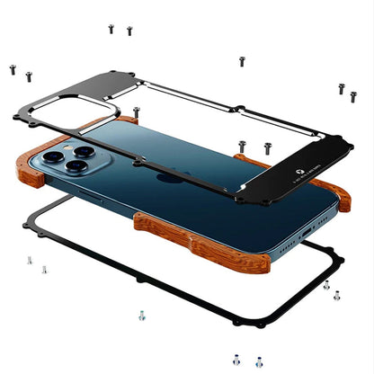 Wood-Iron Iphone Case